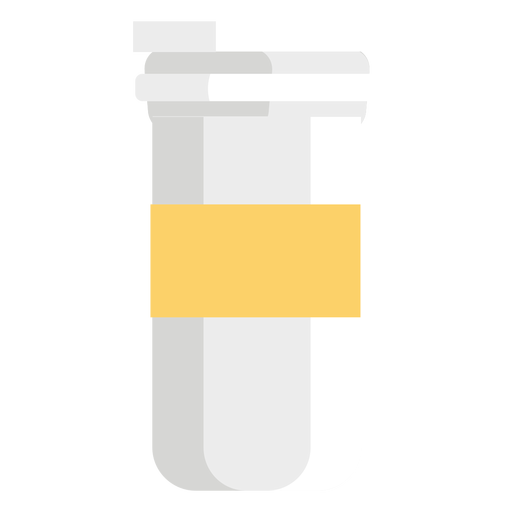 Pharmacy container white flat PNG Design