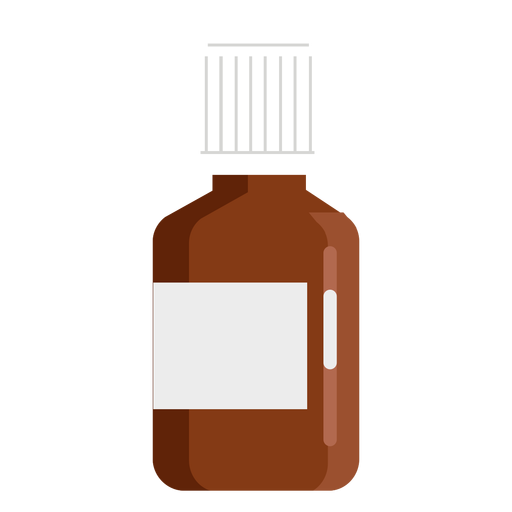 Pharmacy small jar flat PNG Design