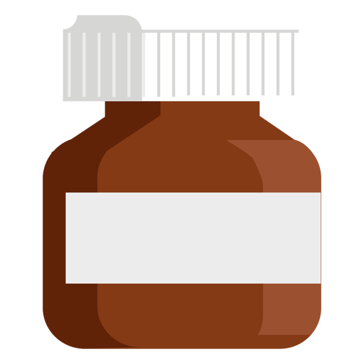 Pharmacy wide jar flat PNG Design