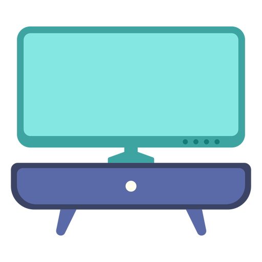 Tv cabinet flat PNG Design