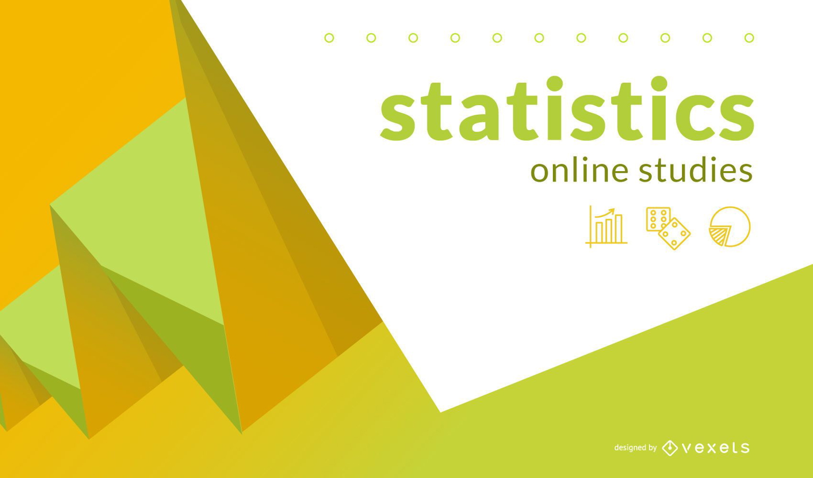 Statistik Online-Studien abstrakte Abdeckung