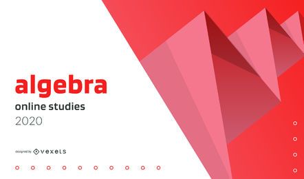 Portada del resumen de estudios en línea de álgebra