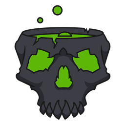 Elaboración de calavera de burbujas Diseño PNG