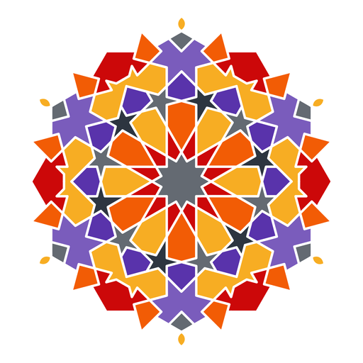 Colorful Arabic Mandala Transparent Png Svg Vector File