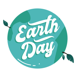 Emblema do Dia da Terra Desenho PNG