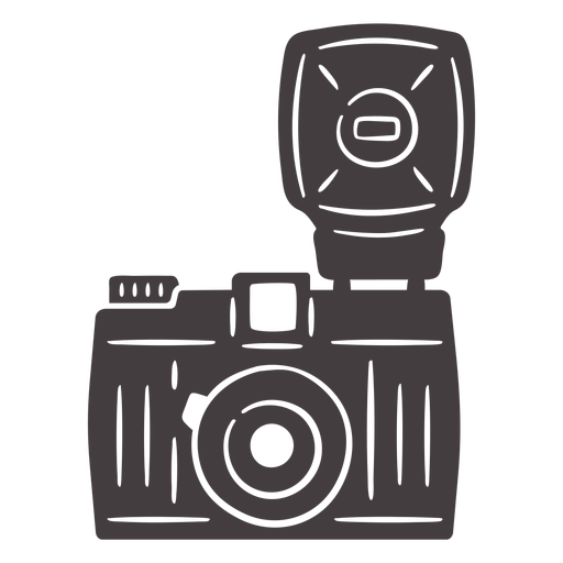 Download Flash vintage camera black icon - Transparent PNG & SVG ...