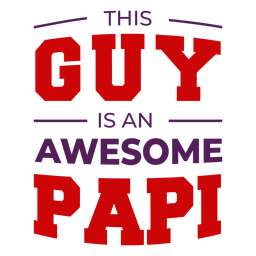 Letras engraçadas do dia dos pais Desenho PNG