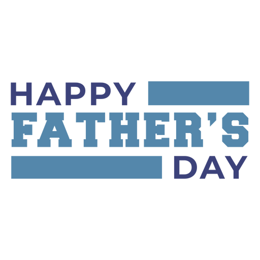 Happy fathers day lettering Transparent PNG & SVG vector file