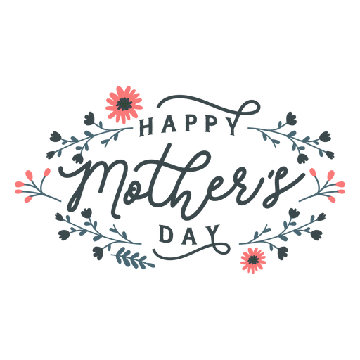 Happy Mothers Day Lettering Transparent Png Svg Vector File