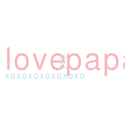 Love you papa lettering PNG Design