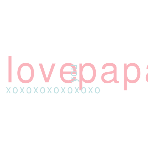 Ich liebe dich Papa Schriftzug PNG-Design