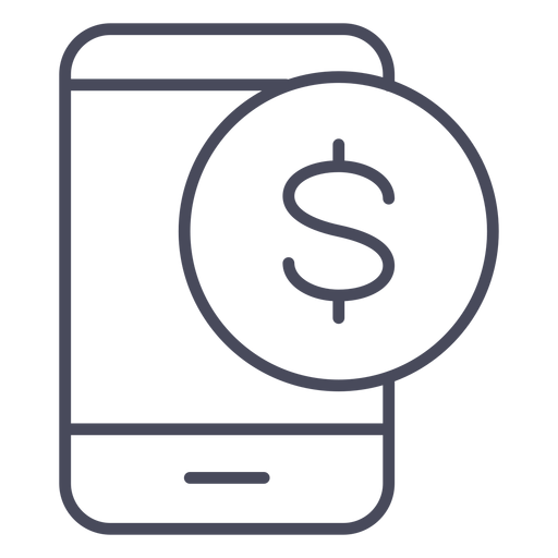 Benachrichtigungssymbol der Money-App PNG-Design
