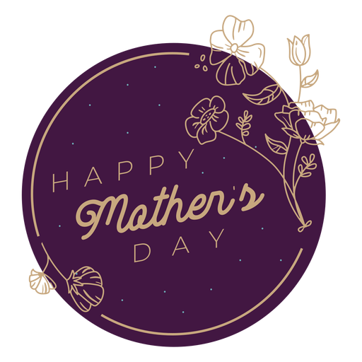 Mothers day badge mothers day