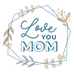 Letras de amor para o dia das mães Transparent PNG