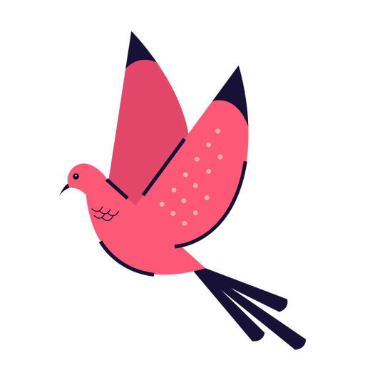 ilustração de pombo rosa Desenho PNG