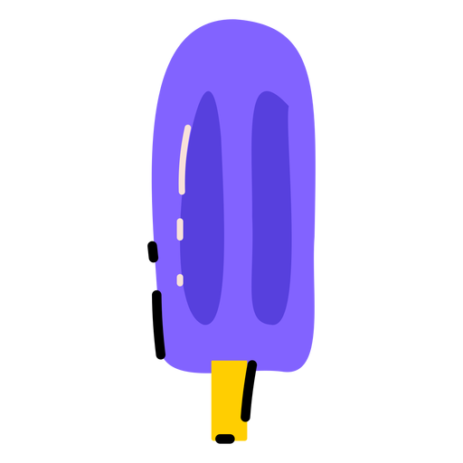 Purple ice cream stick flat - Transparent PNG & SVG vector ...