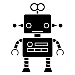 Robô de brinquedo preto Desenho PNG