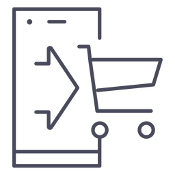Ícone do aplicativo de compras Desenho PNG