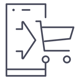Shopping app icon Transparent PNG