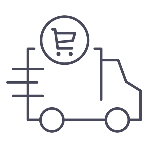 Shopping delivery icon PNG Design