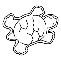 Curso de brinquedo de praia de tartaruga Desenho PNG