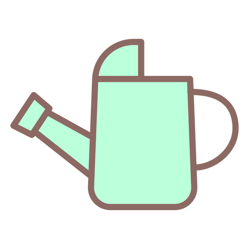 Watering can icon flat