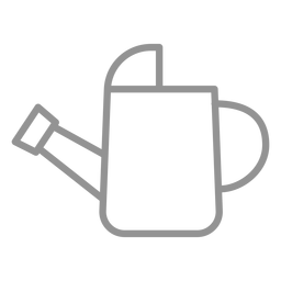 Traço do ícone do regador Desenho PNG