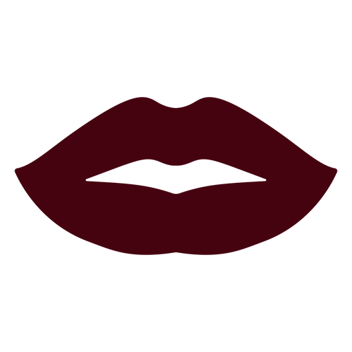 Woman Lips Silhouette - Transparent Png & Svg Vector File