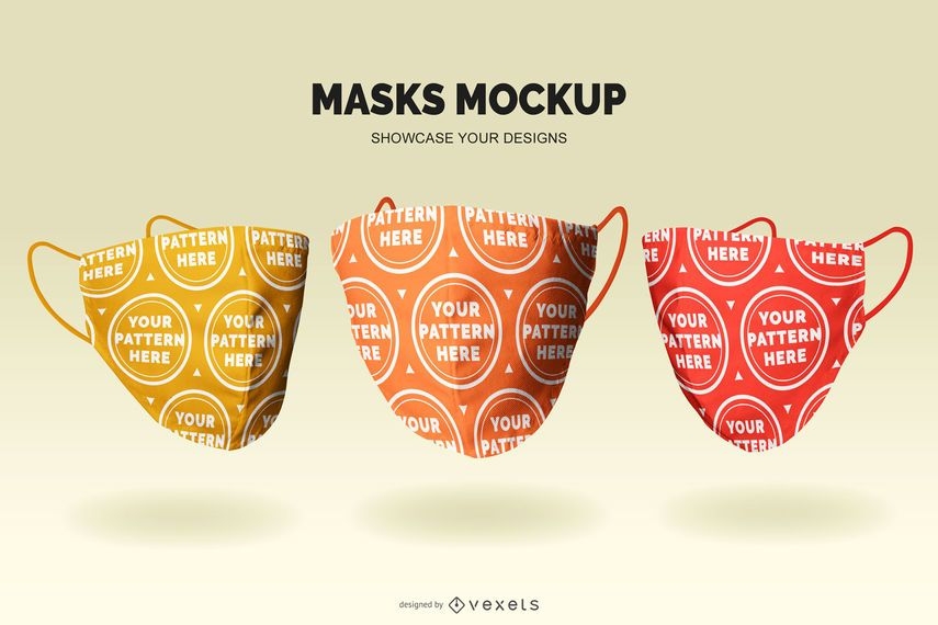 Download Medical mask mockup set - PSD Mockup download PSD Mockup Templates