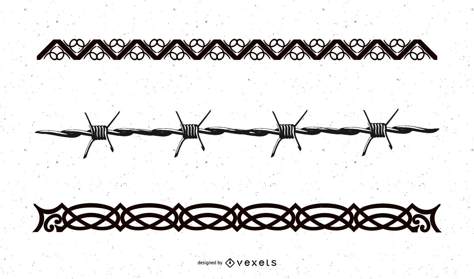 Barbed Wire Tribal Vectors