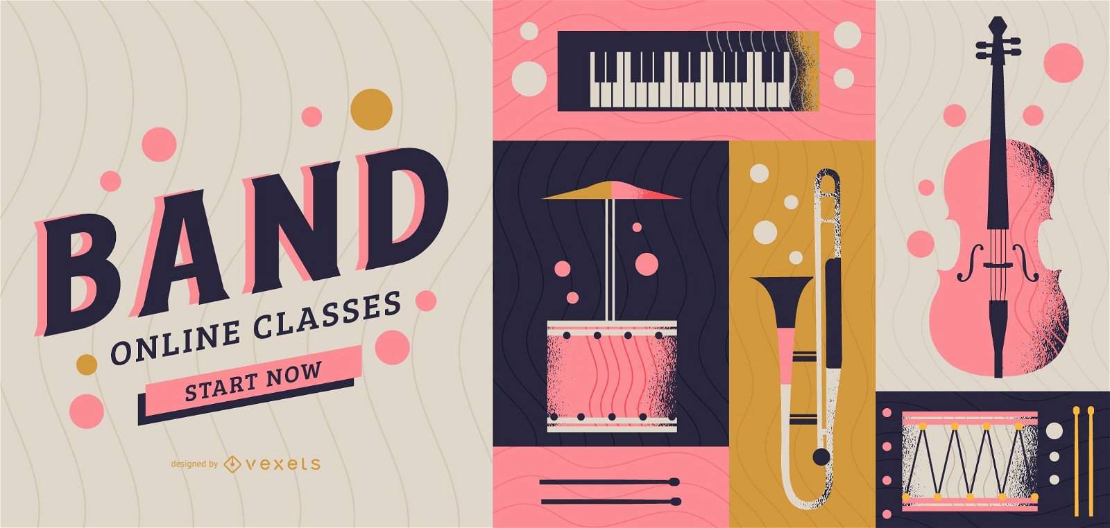 Band online classes cover design
