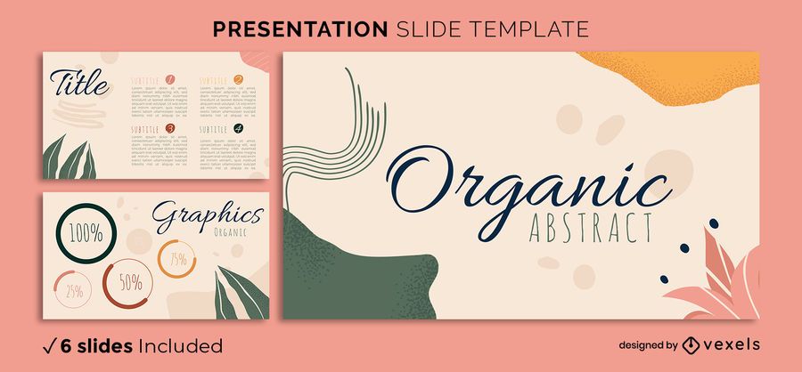 Organic Abstract Presentation Template Organic Abstract Presentation Template