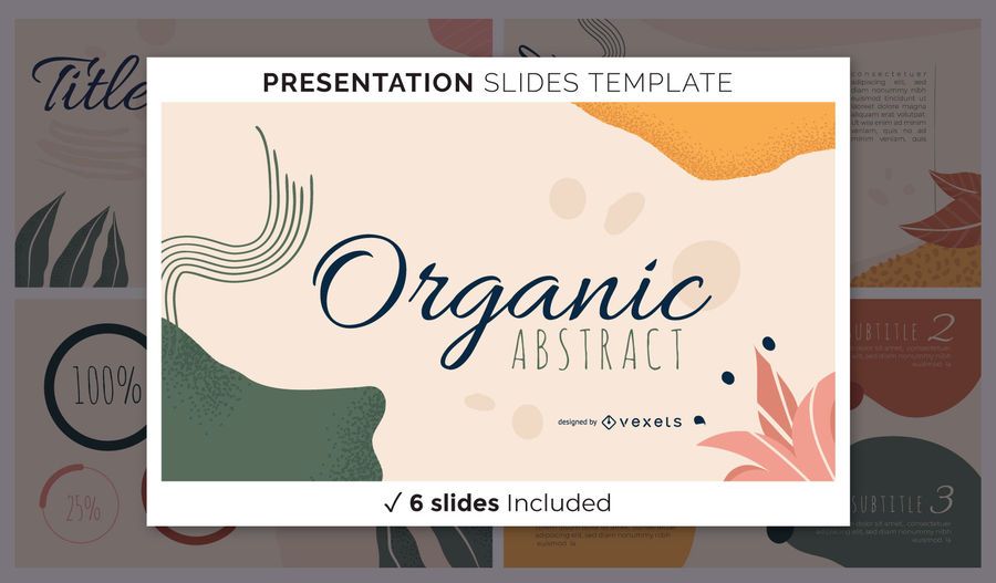 Organic Abstract Presentation Template Organic Abstract Presentation Template