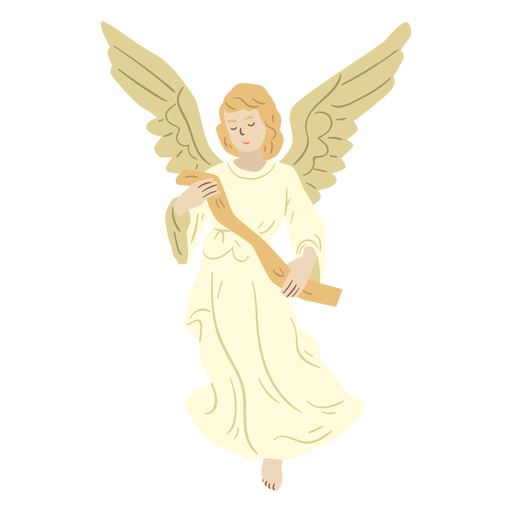 Personagem da natividade do anjo Desenho PNG