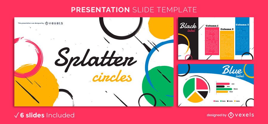 Abstract Splatters Presentation Template Abstract Splatters Presentation Template