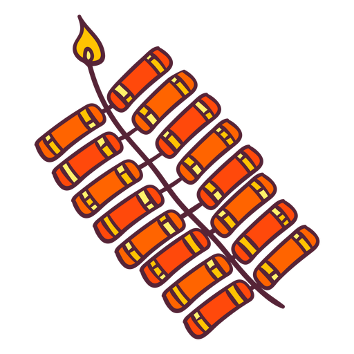 Diwali Feuerwerkskörper PNG-Design