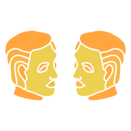 Zwillings-Sternzeichenelement PNG-Design