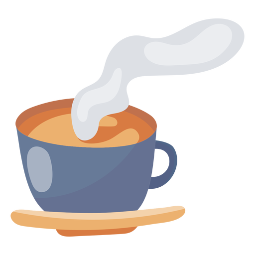 Hot coffee cup element PNG Design