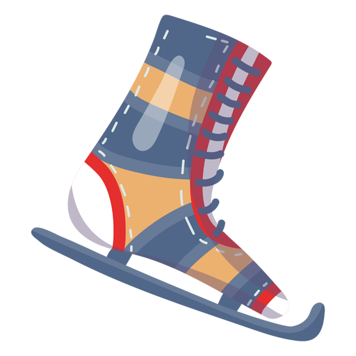 Elemento de patinaje sobre hielo Diseño PNG