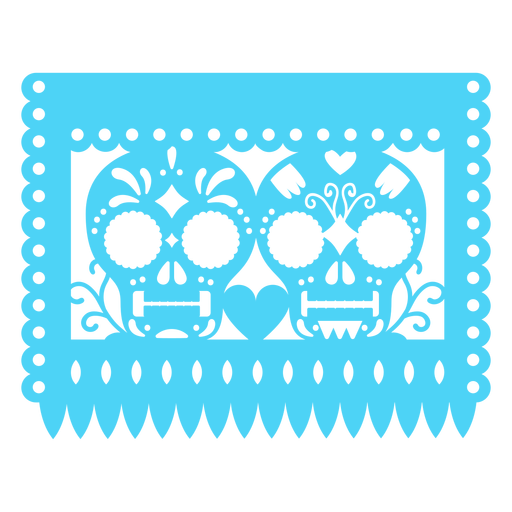 Mexican skulls banner - Transparent PNG & SVG vector file