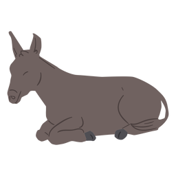 Animal de burro da natividade Desenho PNG