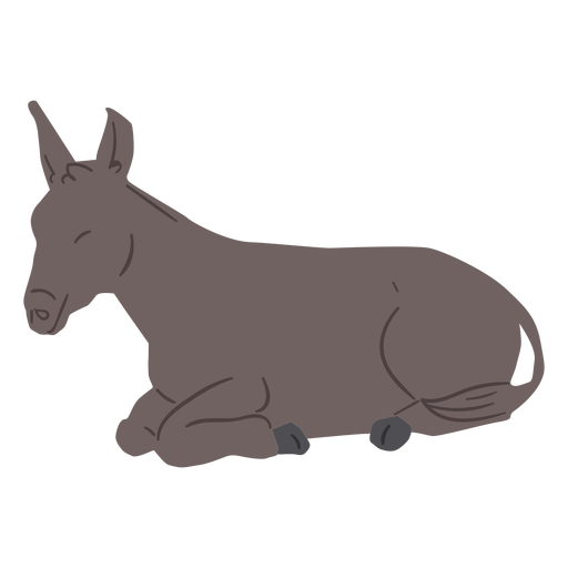Nativity donkey animal PNG Design