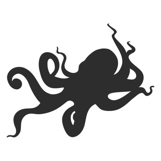 Download Octopus animal silhouette - Transparent PNG & SVG vector file