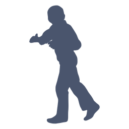 Silhueta de menino antigo Desenho PNG