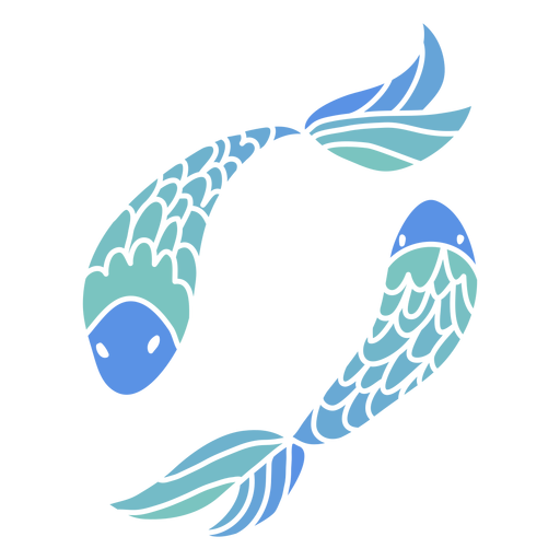 Elemento do signo de peixes Desenho PNG