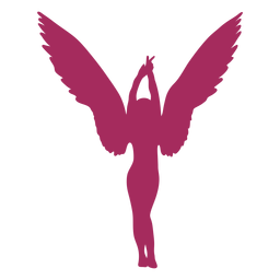 Silhueta de anjo sexy dançando Desenho PNG