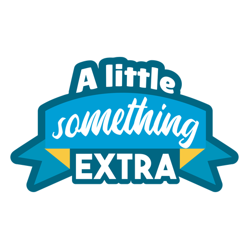 Something extra support badge PNG Design