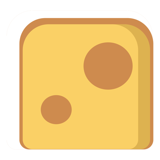 Icono de queso suizo Diseño PNG
