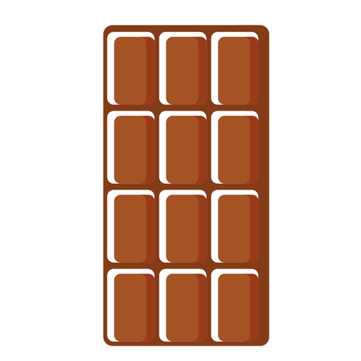 Schweizer Schokoladenikone PNG-Design