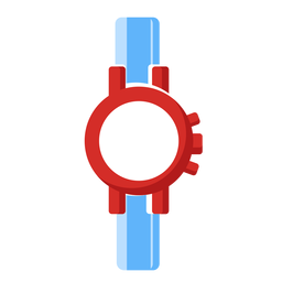 Icono de reloj suizo Diseño PNG